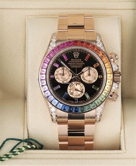 rolex rainbow cosmograph daytona|rolex daytona rainbow 2023.